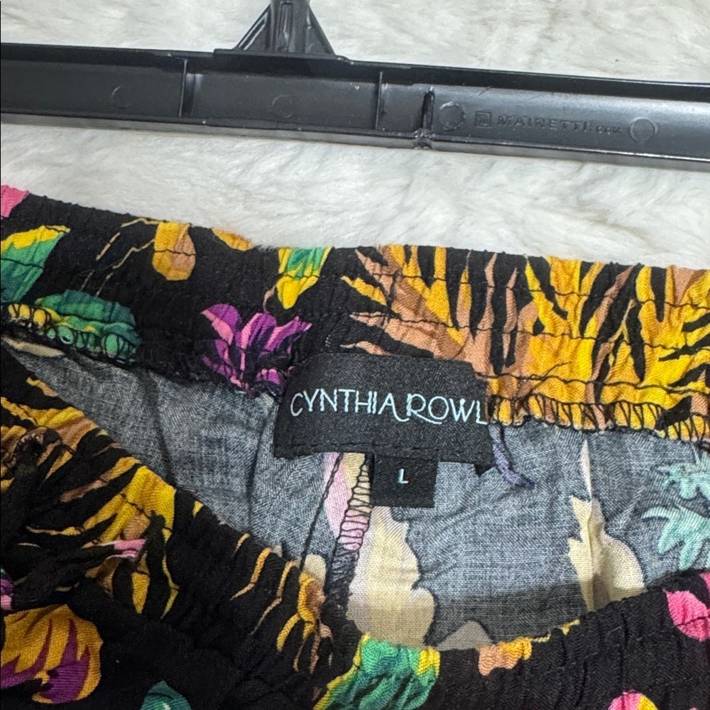 Cynthia Rowley Black Tropical Floral Tank & Pant Set - Picture 6 of 6